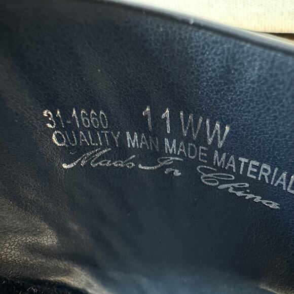 Easy Street Women's Viviana Heeled Sandals Navy Slip On Padded Insole Size 11 - Picture 10 of 10